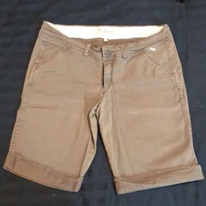Abercrombie and Fitch Brown Bermuda Shorts Size 8
